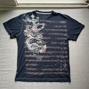 y2k 2000s marc ecko grunge jesse pinkman style men's large single stitch tee